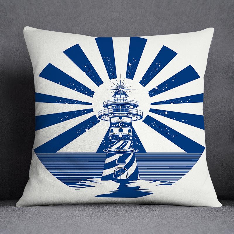 Navy and White Nautical Cushion Covers