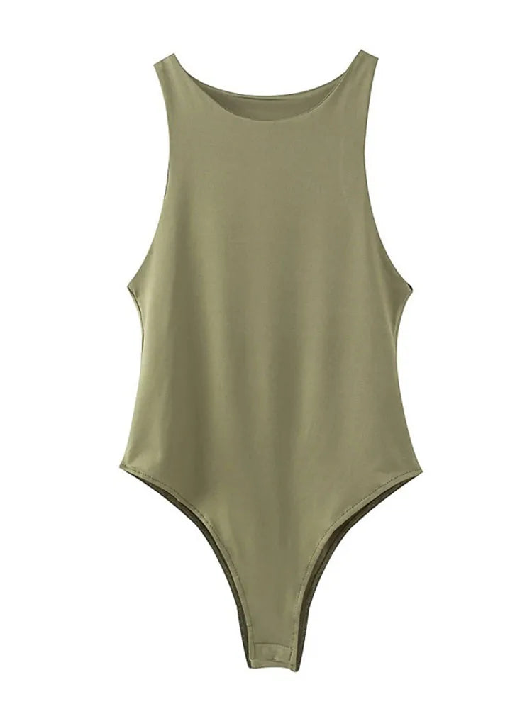 Women's Solid Colour Body Suit