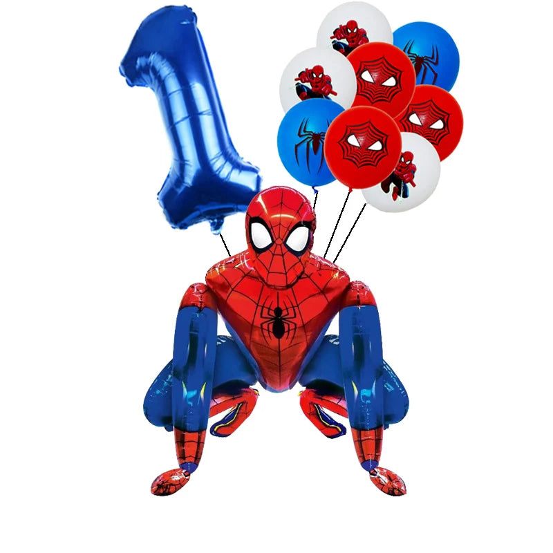 SpiderMan Birthday Party Decorations - Satin & Sox