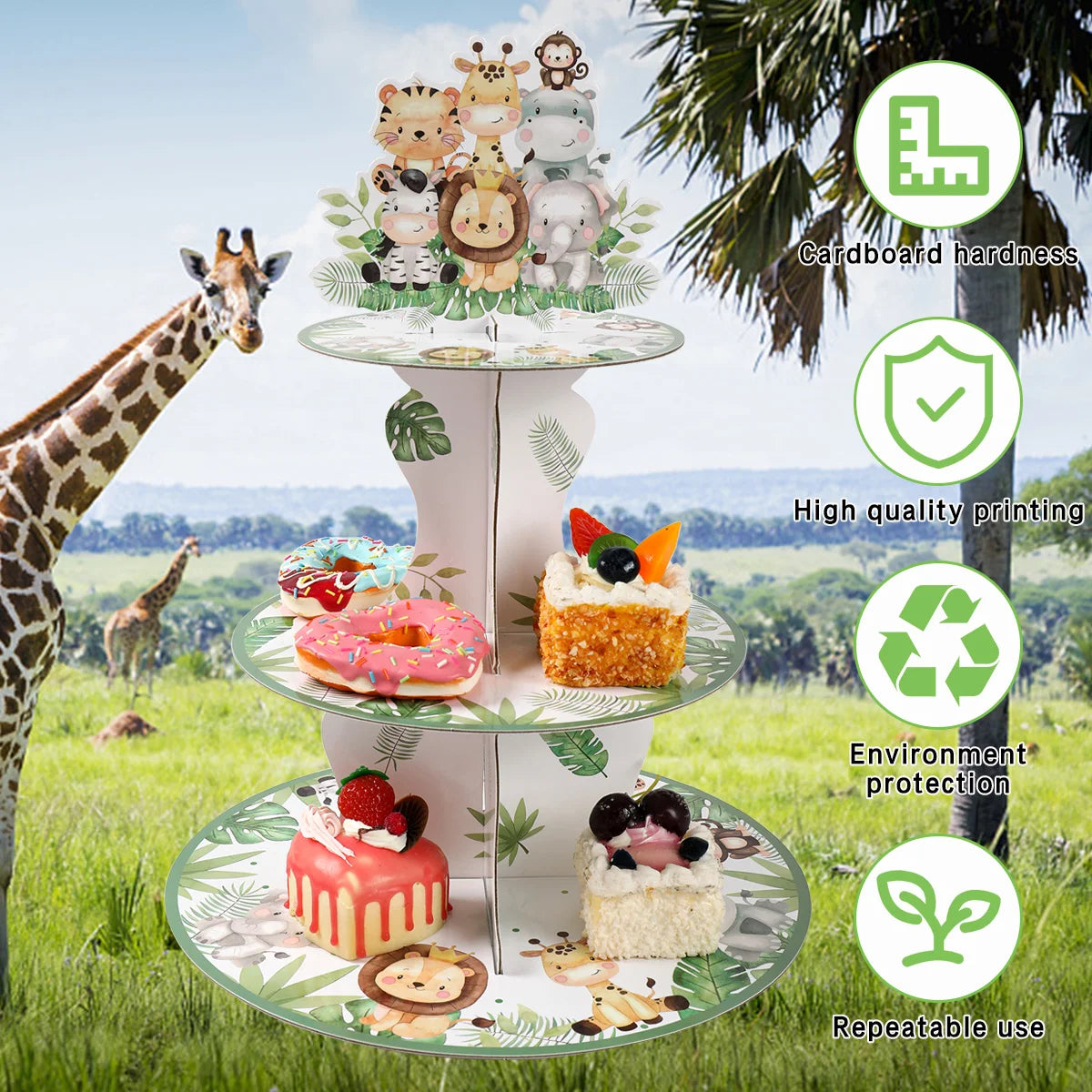 Jungle Safari Party Decorations - Satin & Sox