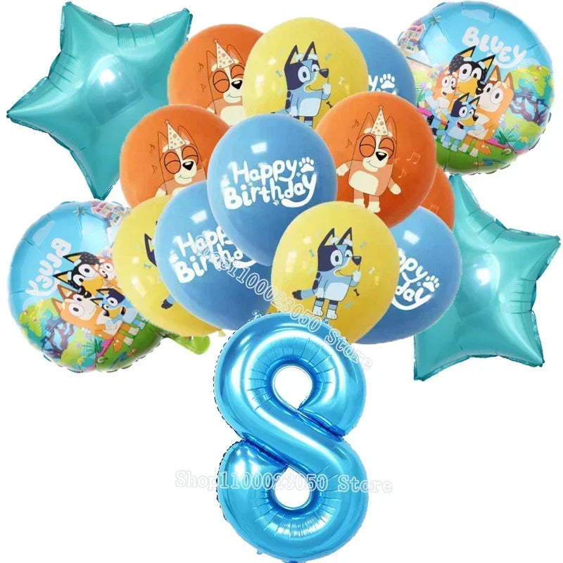 Bluey Party Decorations - Satin & Sox