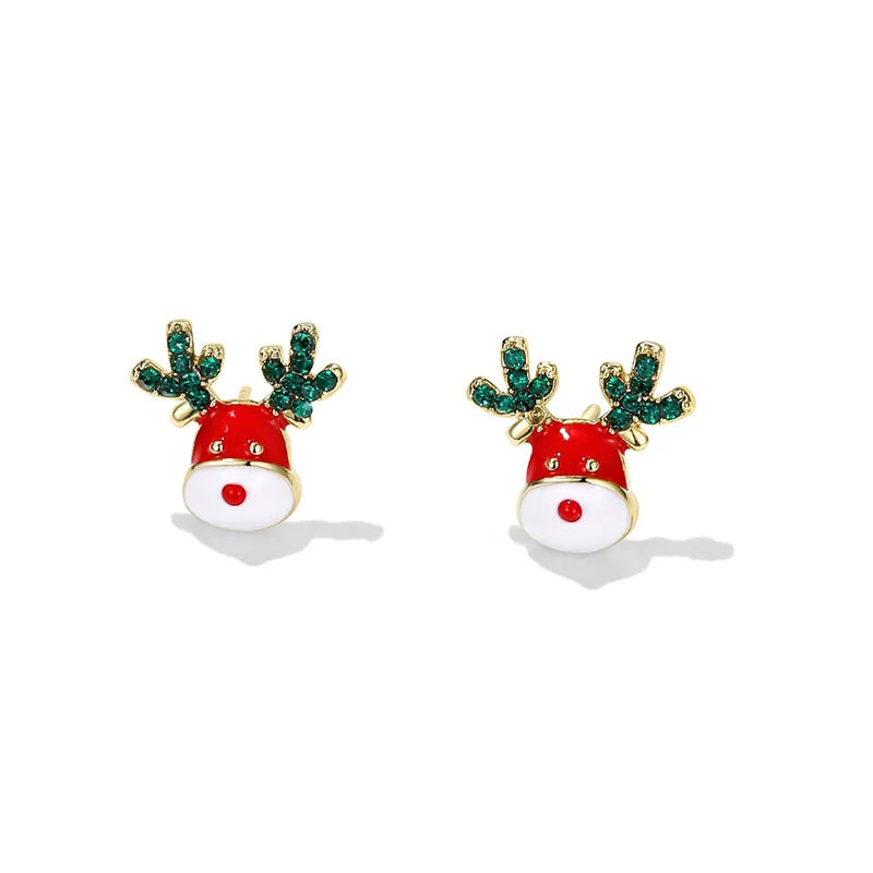 Christmas Bowknot Bell Pendant Earrings - Satin & Sox