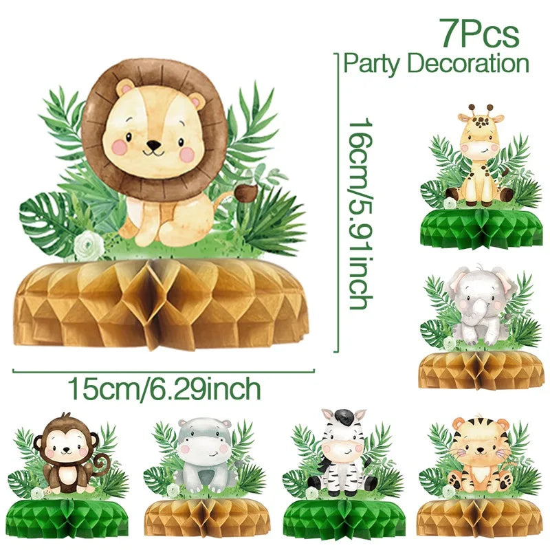 Jungle Safari Party Decorations - Satin & Sox