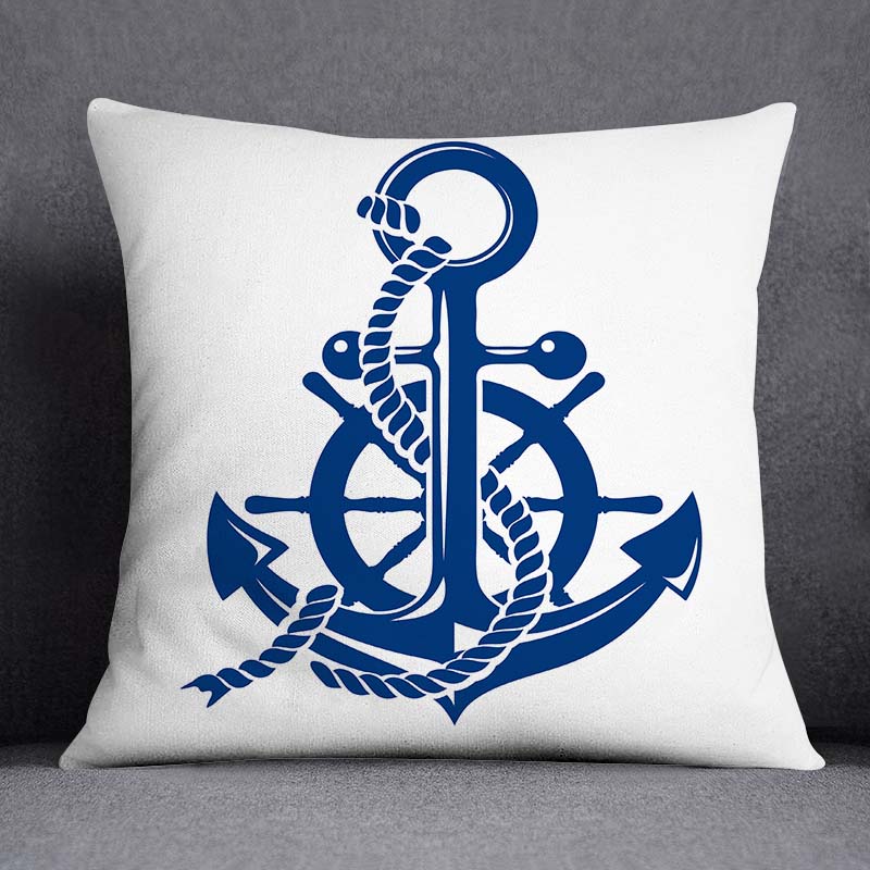 Navy and White Nautical Cushion Covers