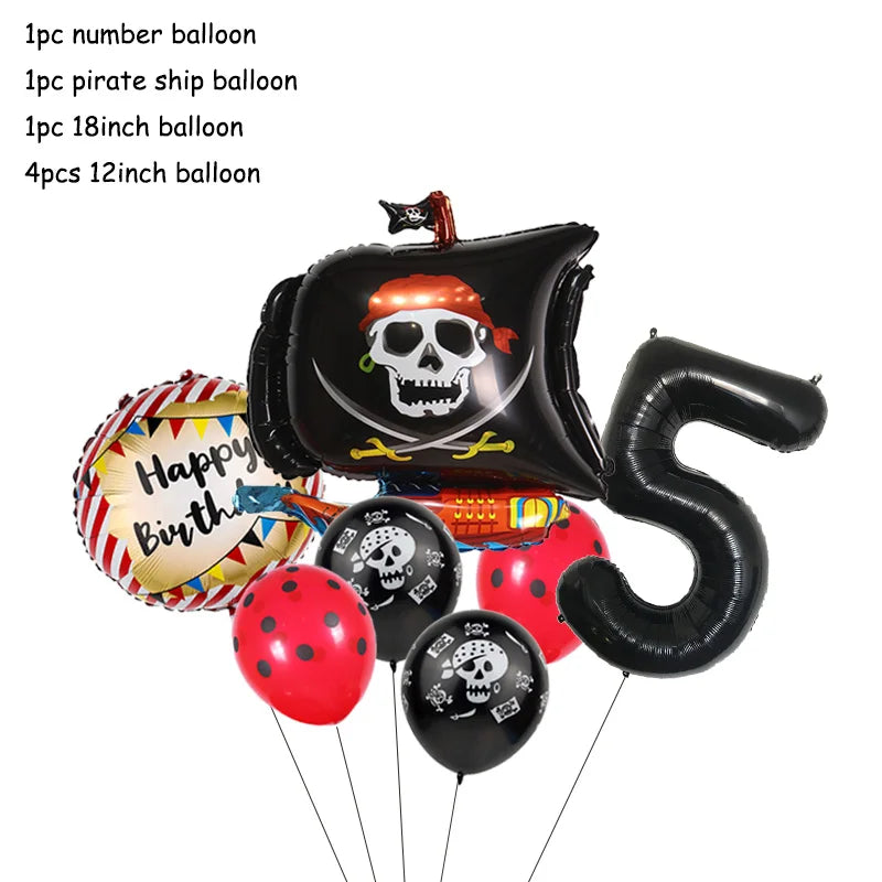 Pirate Theme Party Decorations - Satin & Sox