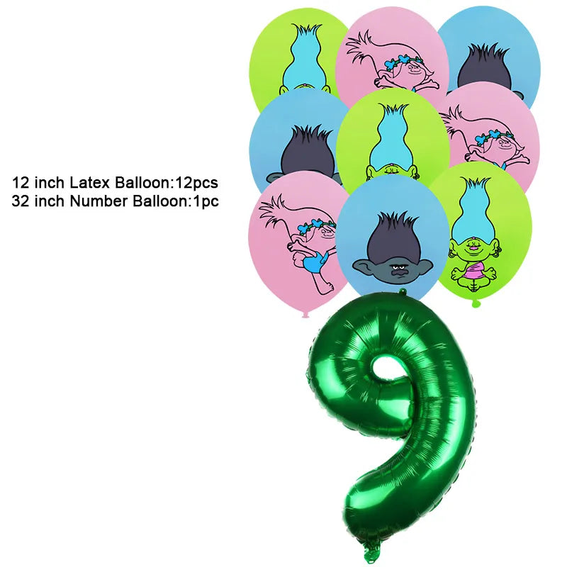 Disney TROLLS  Theme Party Decorations - Satin & Sox