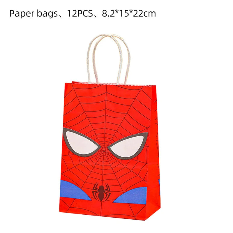 SpiderMan Birthday Party Decorations - Satin & Sox