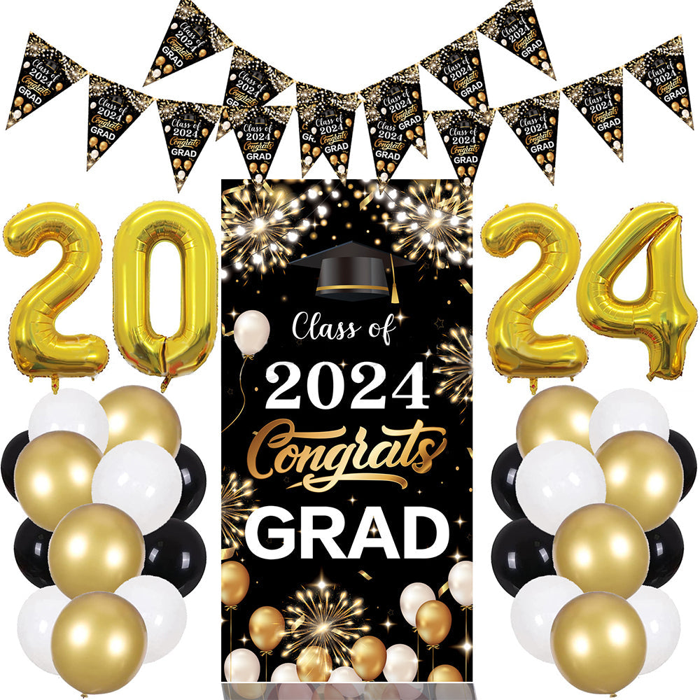 Graduation Balloon Kits Graduation Party Decorations - Satin & Sox