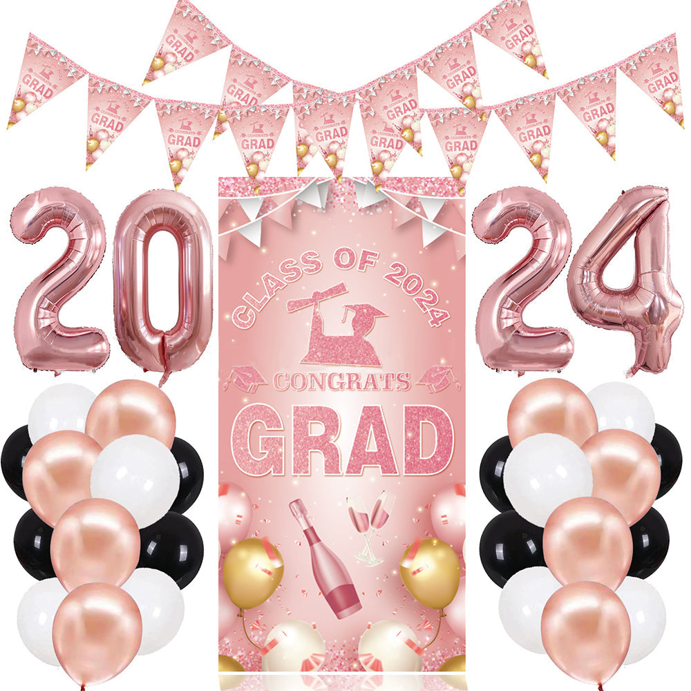 Graduation Balloon Kits Graduation Party Decorations - Satin & Sox