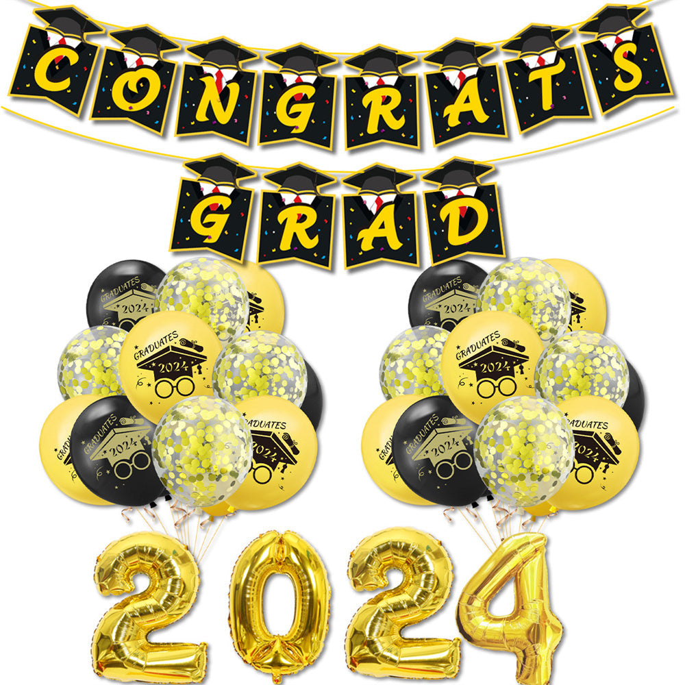 Graduation Balloon Kits Graduation Party Decorations - Satin & Sox