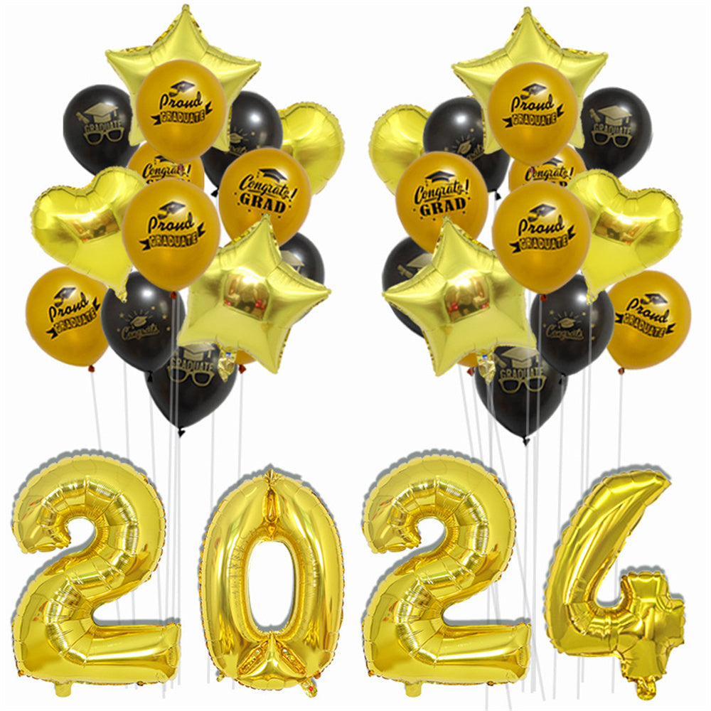 Graduation Balloon Kits Graduation Party Decorations - Satin & Sox