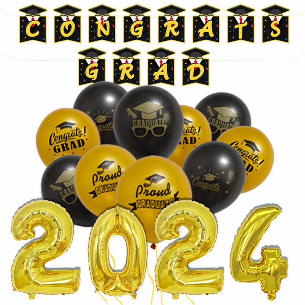 Graduation Balloon Kits Graduation Party Decorations - Satin & Sox