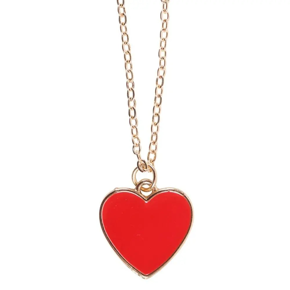 Bestie Enamel Heart Necklace Greeting Card - Image #3