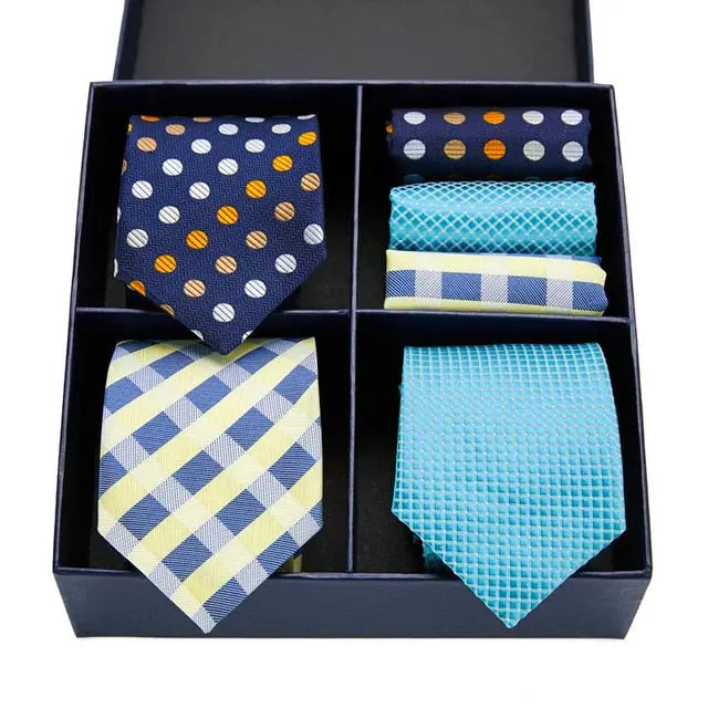 Kody - Men's Tie Gift Box 100% Silk - Satin & Sox