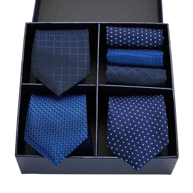 Powa - Men's Tie Gift Box 100% Silk - Satin & Sox