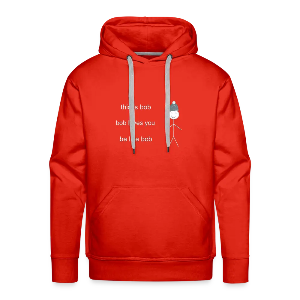 Be Like Bob Men’s Premium Hoodie - red