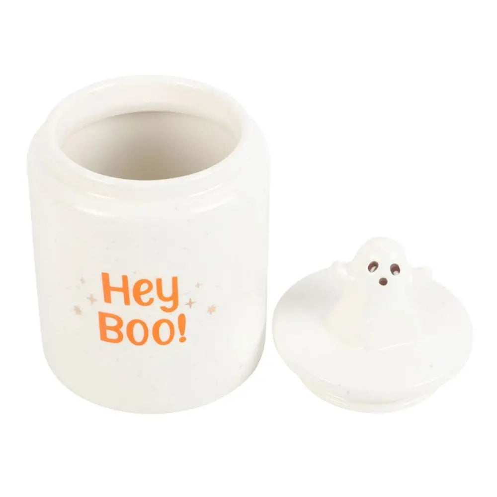 Hey Boo Ghost Storage Jar - Satin & Sox