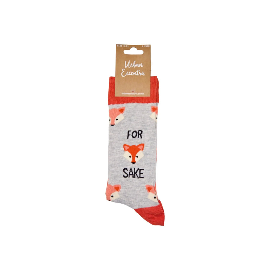 Urban Eccentrics Adult Novelty Fox Socks - Satin & Sox