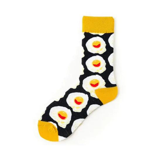 Fried Egg Novelty Socks - Satin & Sox