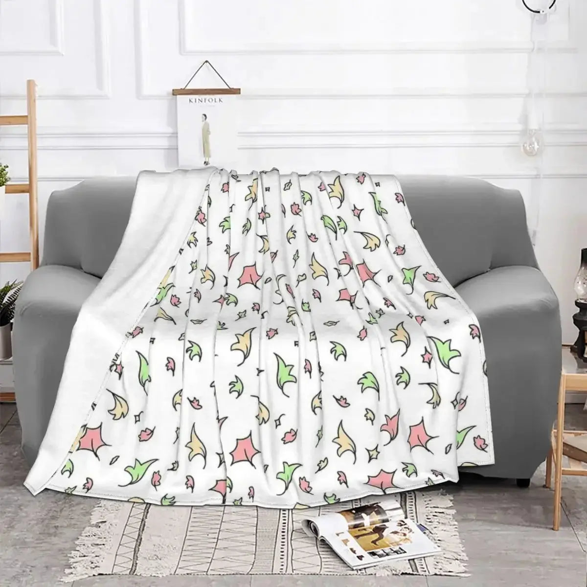 Heartstopper Leaves Fleece Blanket - Image #3