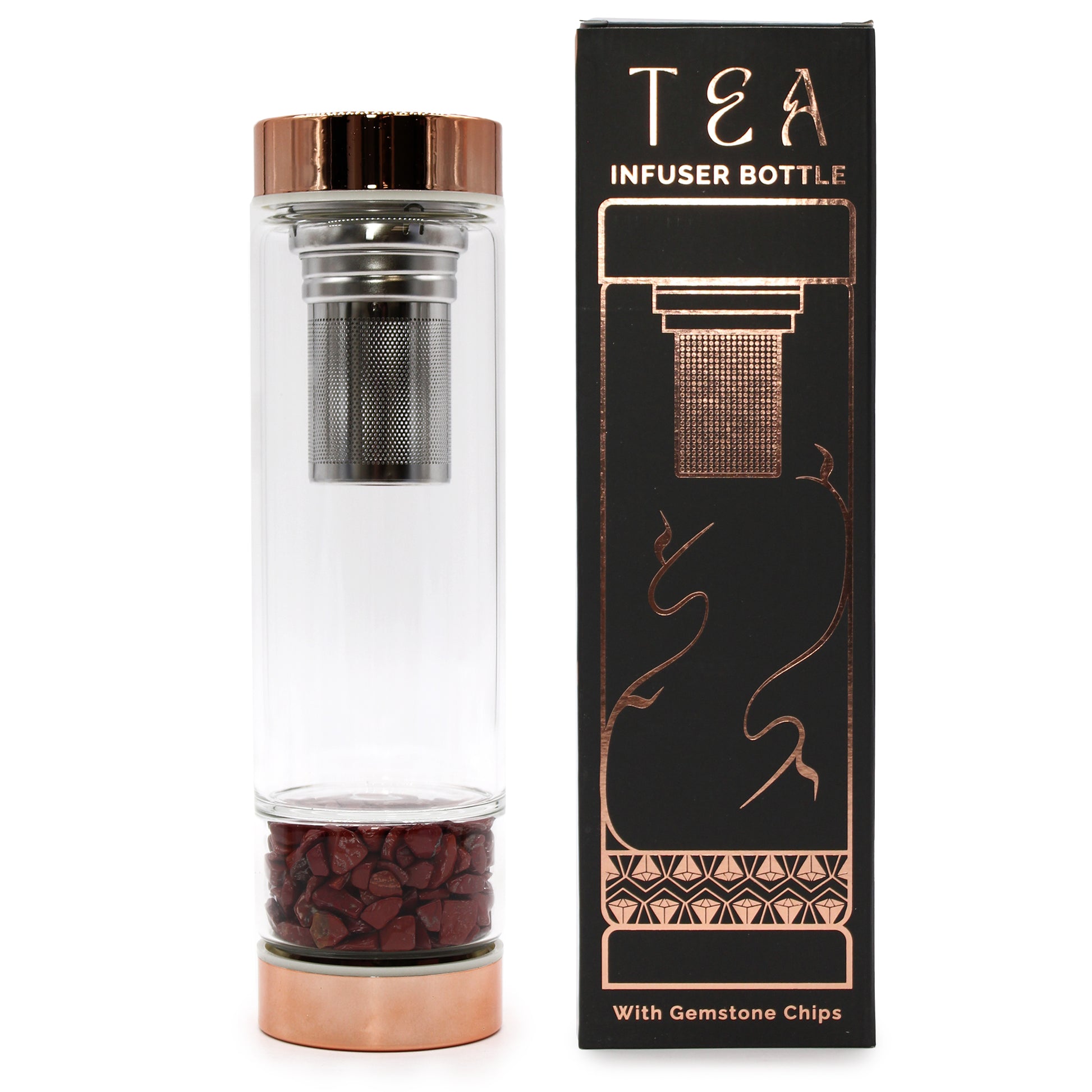 Crystal Tea Infuser Bottle - Satin & Sox