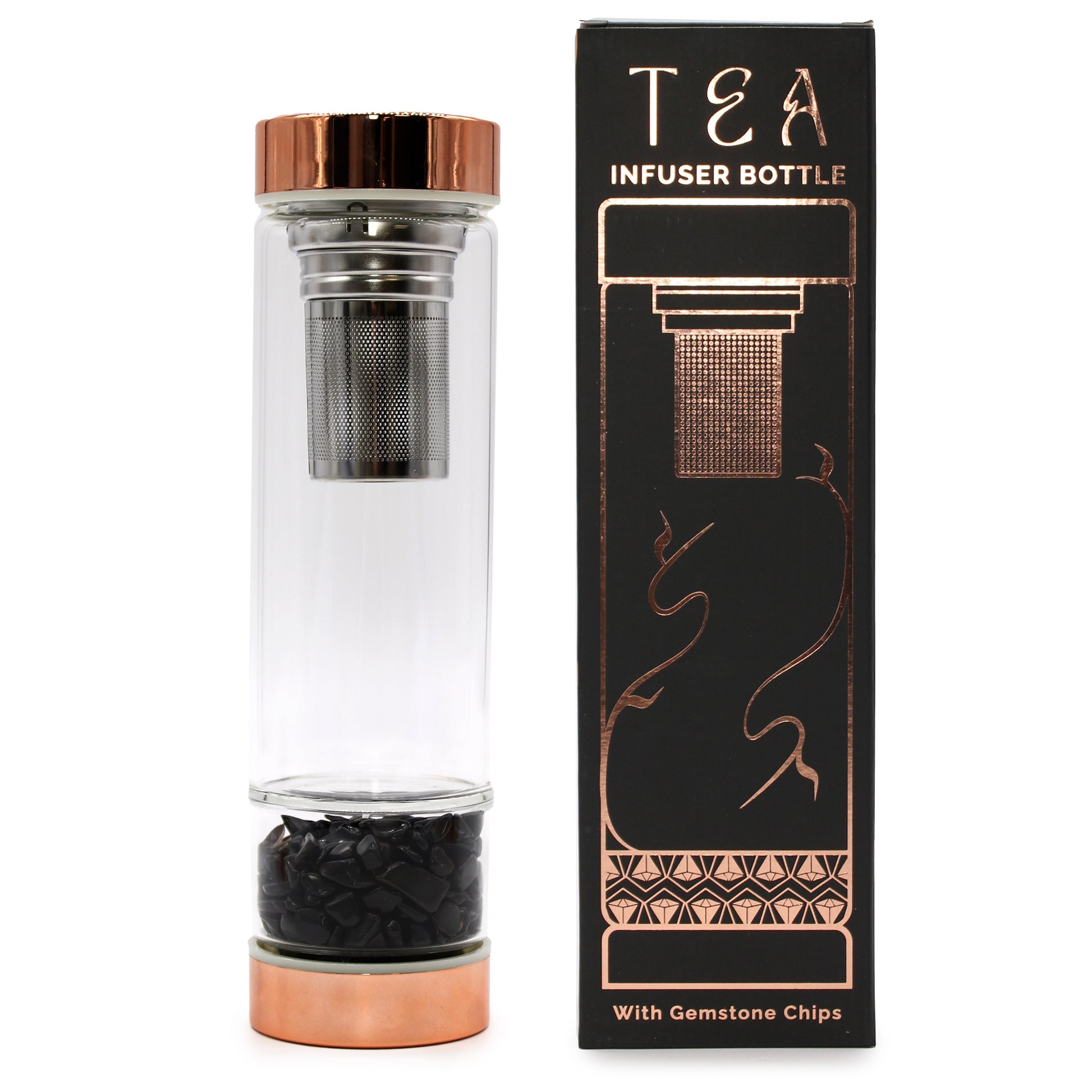 Crystal Tea Infuser Bottle - Satin & Sox