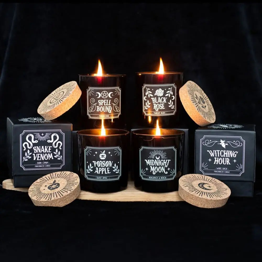 Set of 6 Midnight Ritual Candles - Image #1