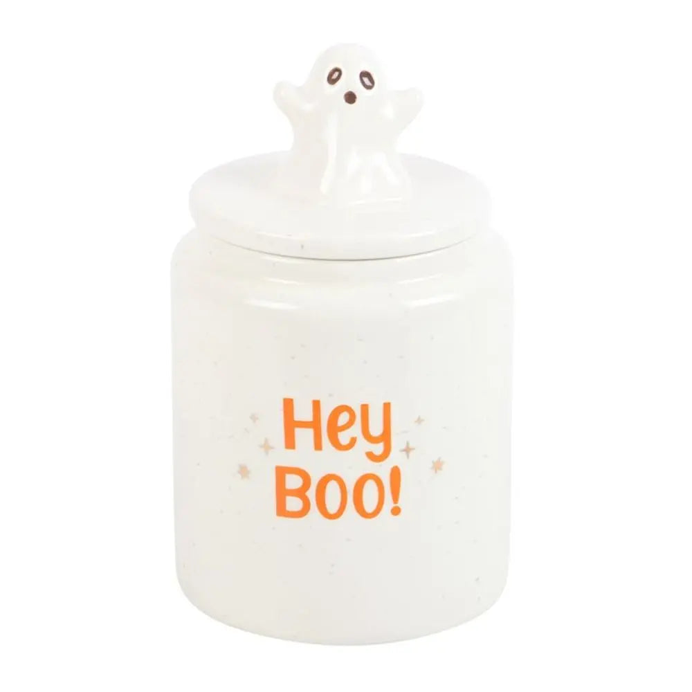 Hey Boo Ghost Storage Jar - Satin & Sox