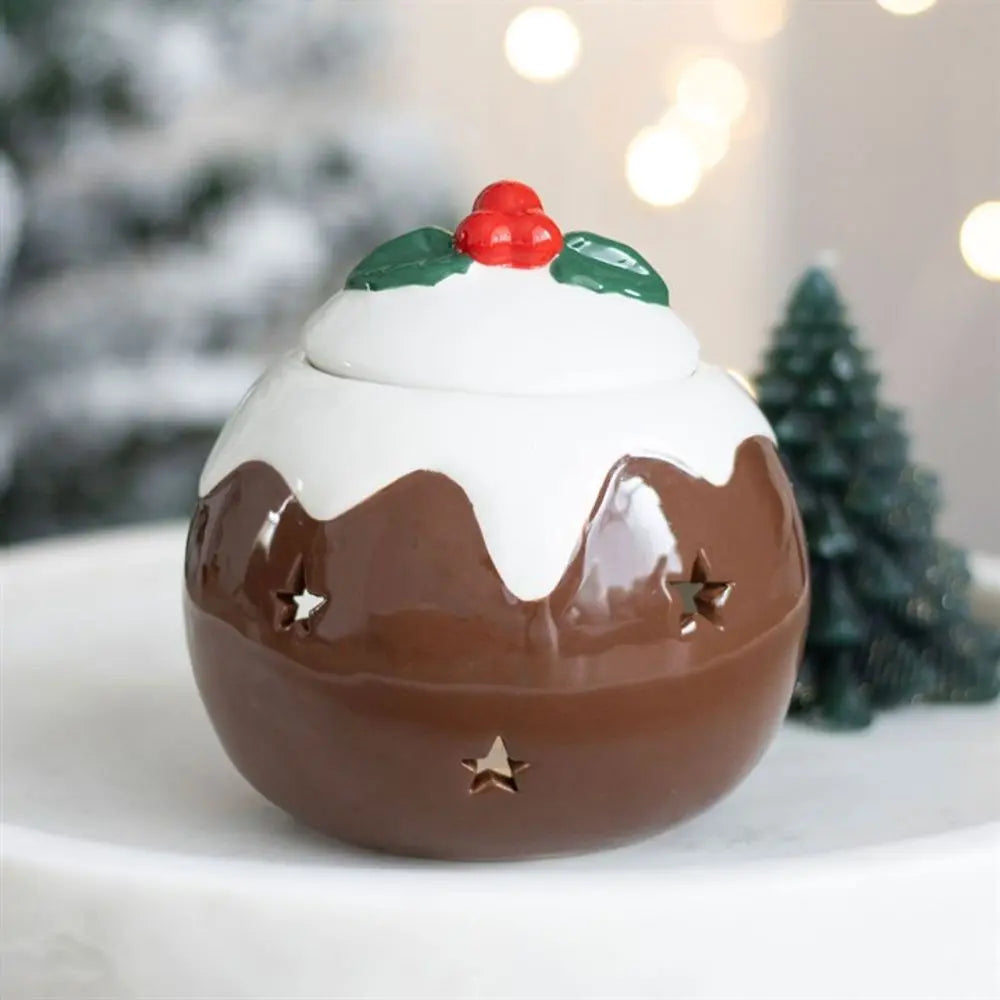 Christmas Pudding Oil Burner - Satin & Sox