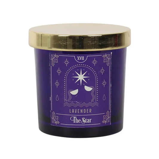 The Star Lavender Tarot Candle - Image #1