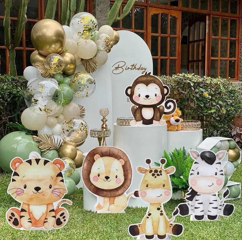 Jungle Safari Party Decorations - Satin & Sox