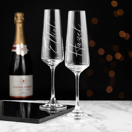 Personalised Champagne Flute