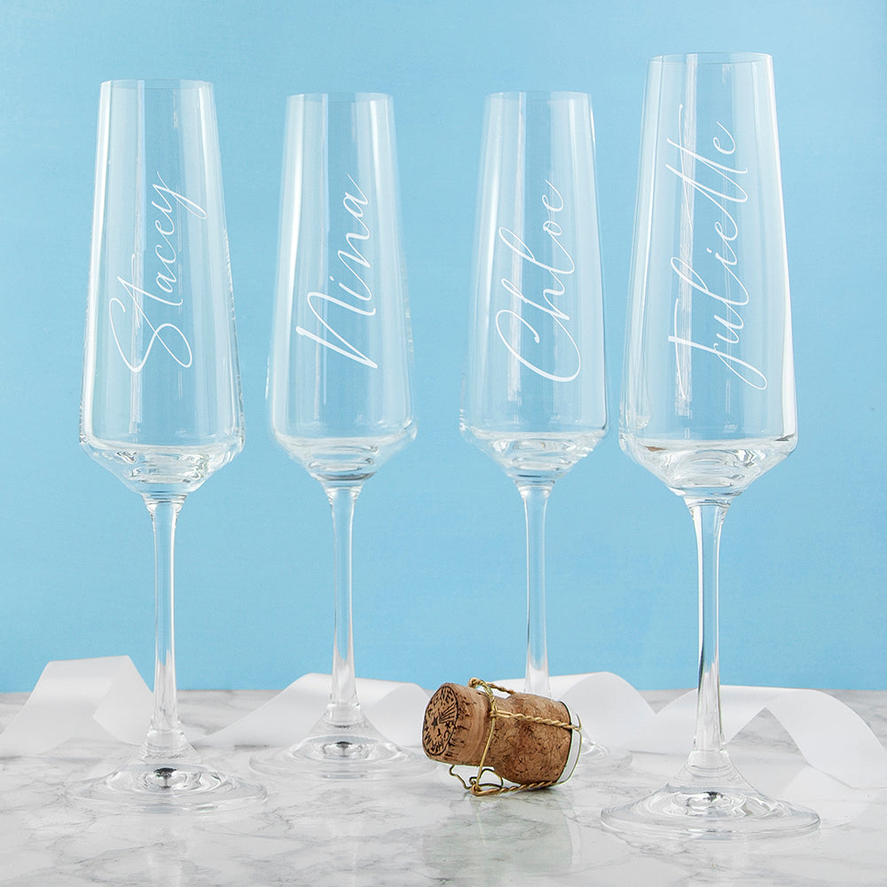 Personalised Champagne Flute