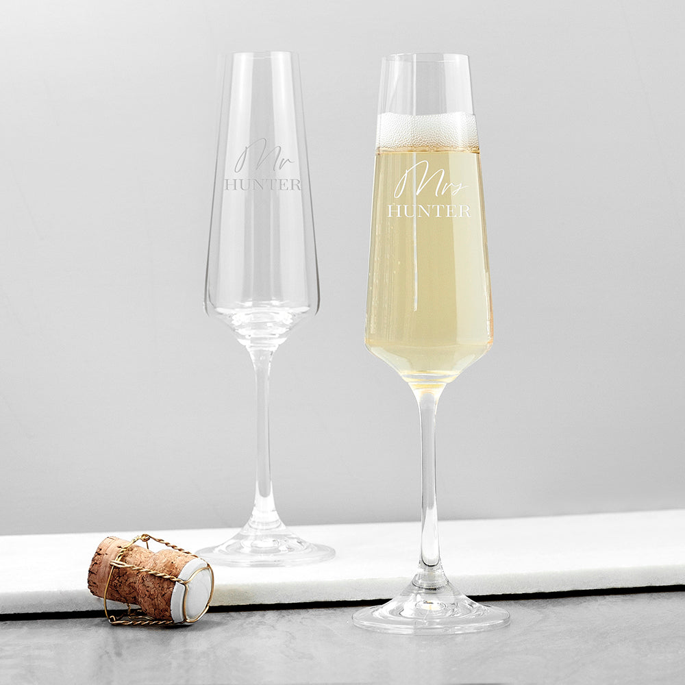 Couple's Champagne Flute Set