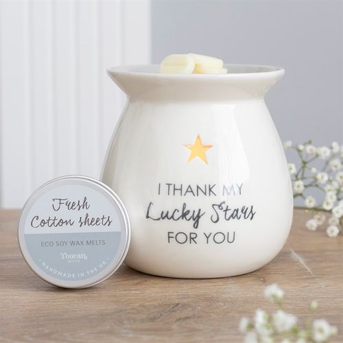 Lucky Stars Wax Melt Burner Gift Set