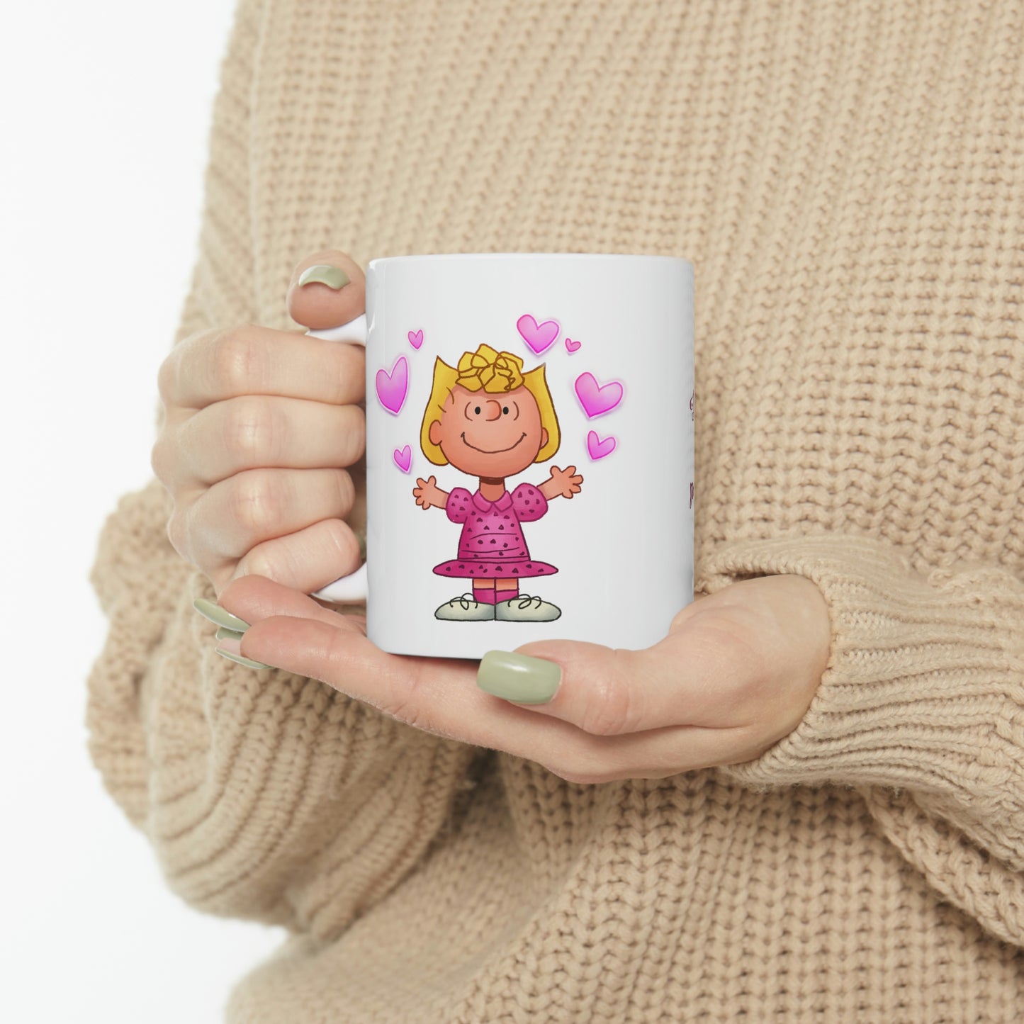 Sally Brown I could not care less Ceramic Mug 11oz - Satin & Sox