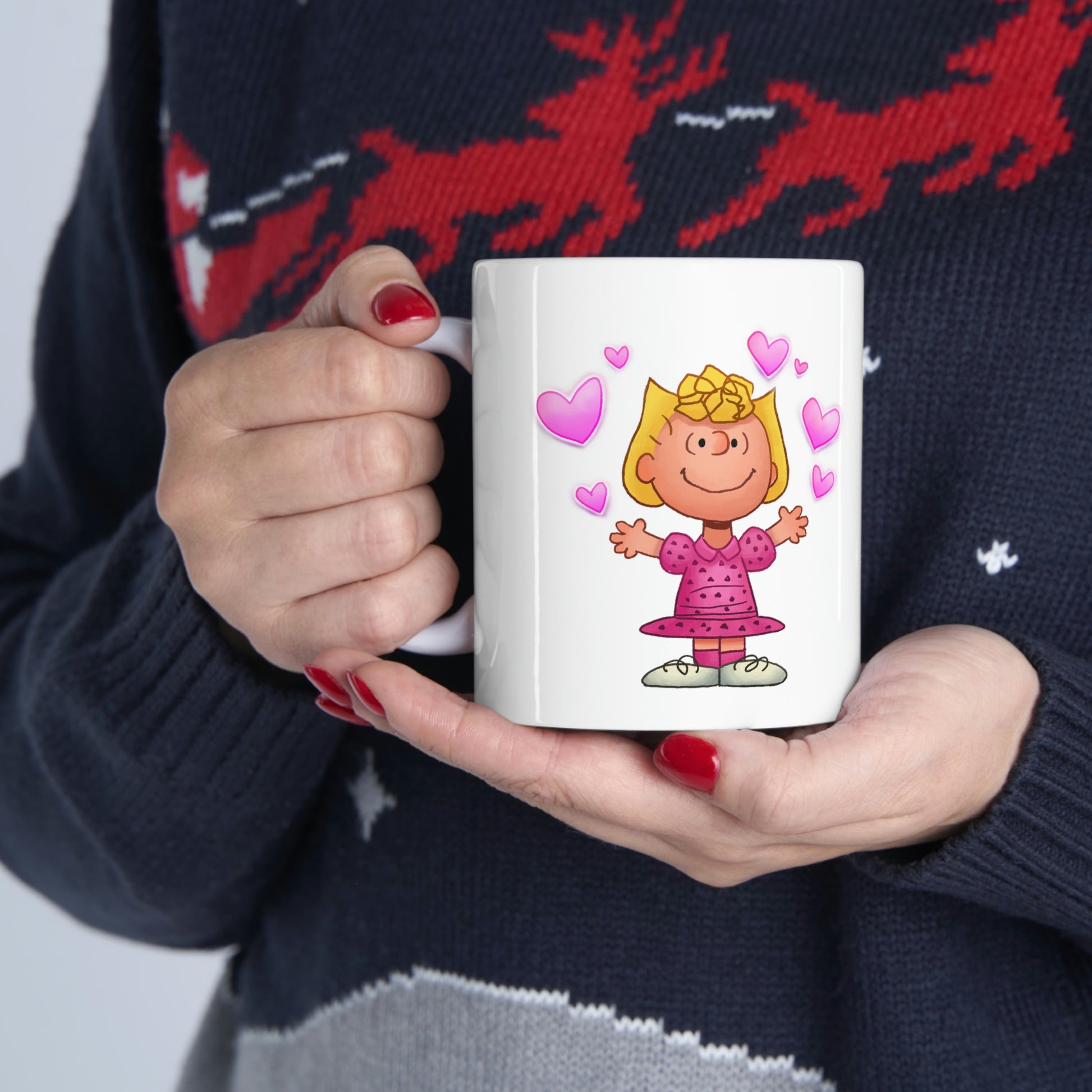 Sally Brown I could not care less Ceramic Mug 11oz - Satin & Sox