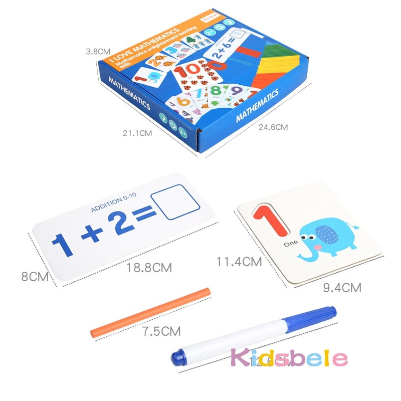 Montessori Mathematics Set - Satin & Sox