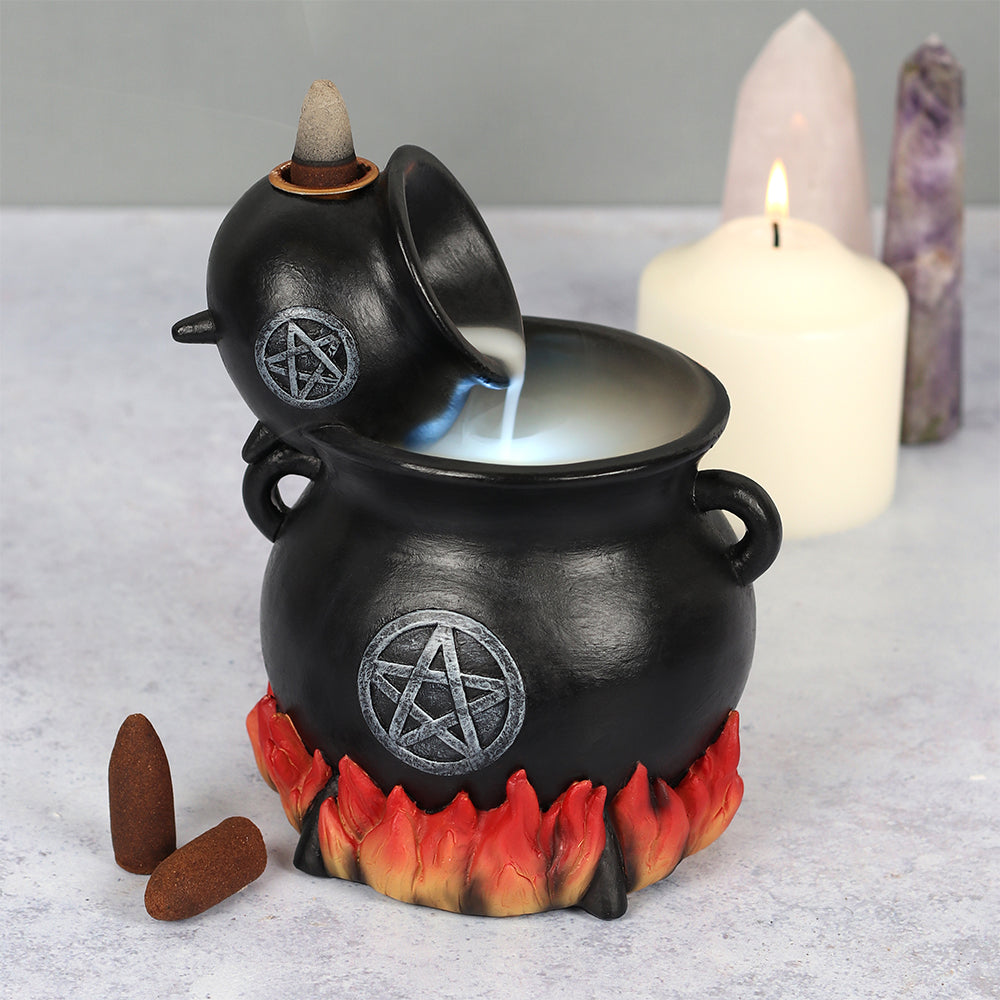 Pouring Cauldron Incense Holder - Satin & Sox