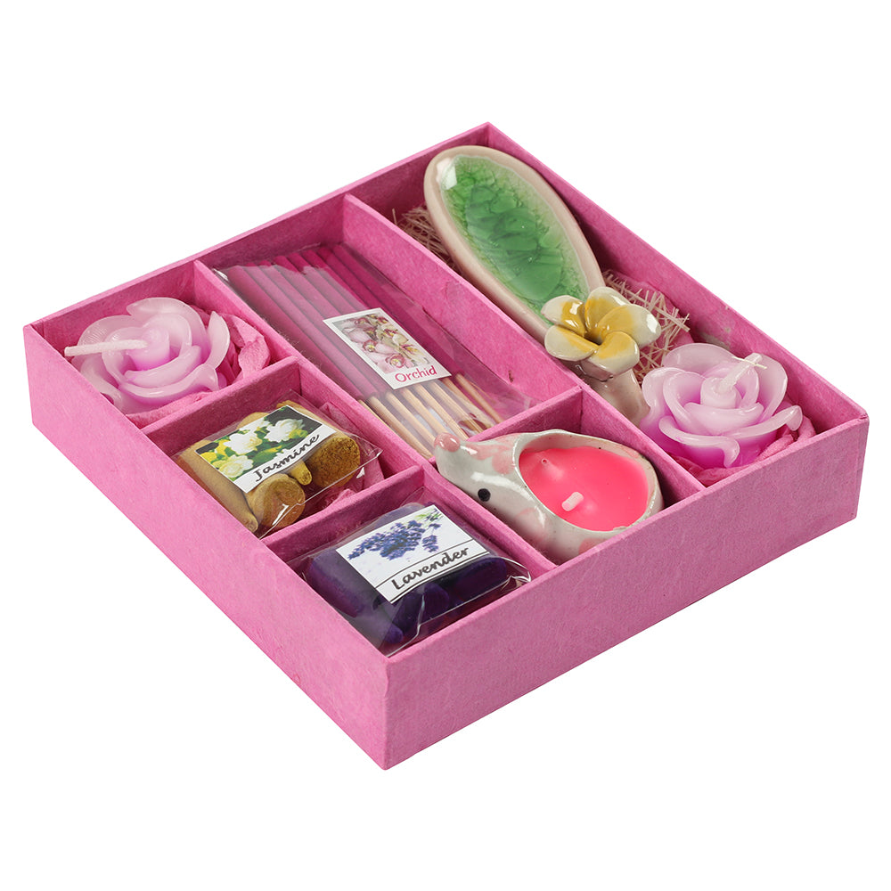 Pink Incense Gift Set - Satin & Sox