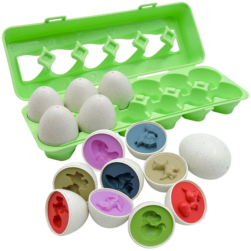 Montessori Egg Puzzle Shape Sorter