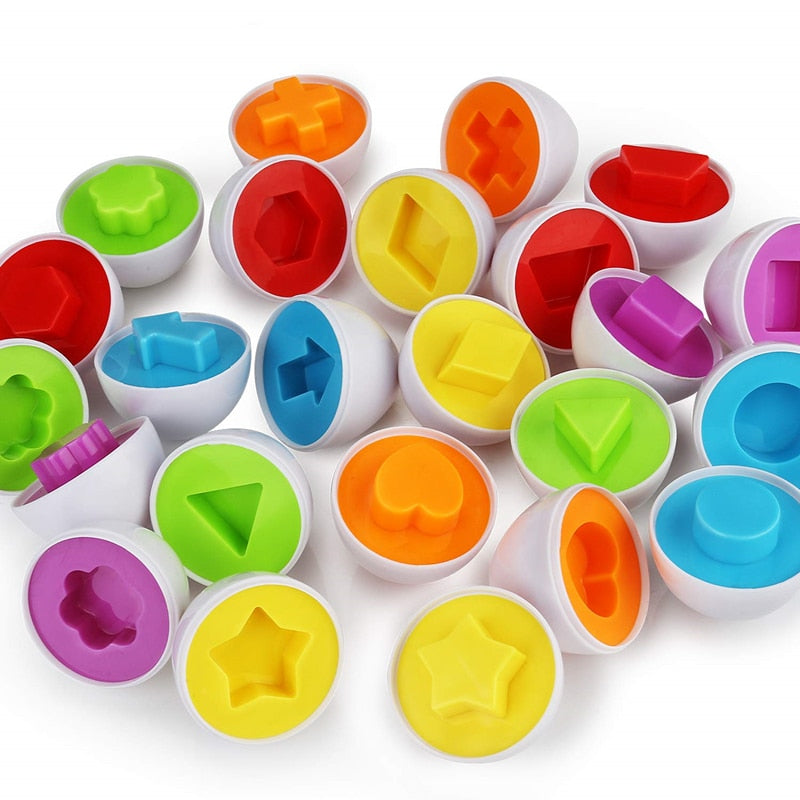 Montessori Egg Puzzle Shape Sorter