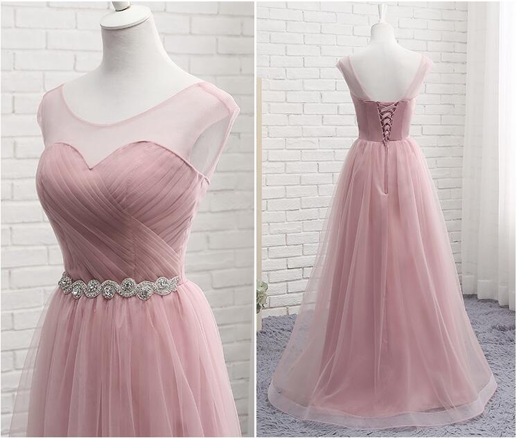 Chiffon Belted Bridesmaid Dress - Made to Order - Satin & Sox