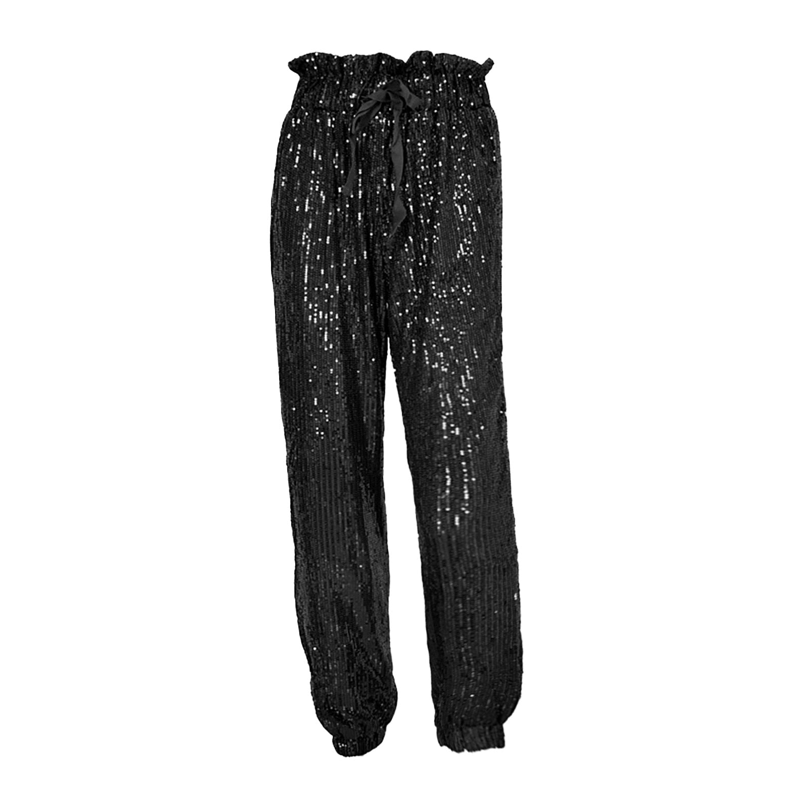 Men's Relaxed Fit Sequin Trouser | Boohoo UK