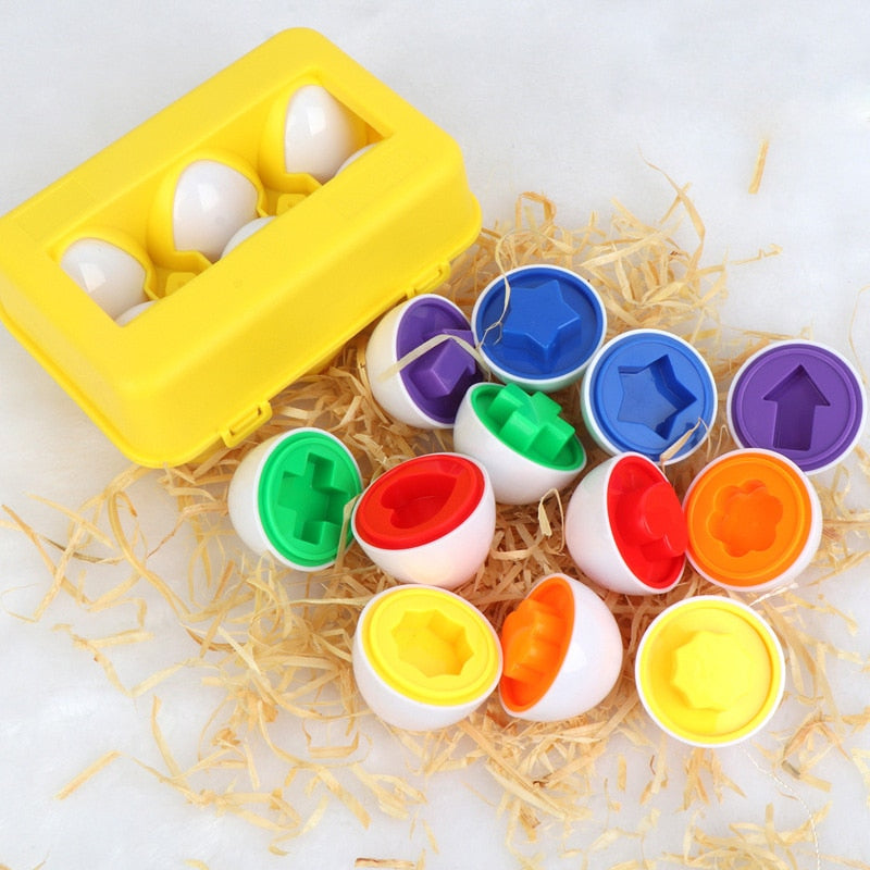 Montessori Egg Puzzle Shape Sorter